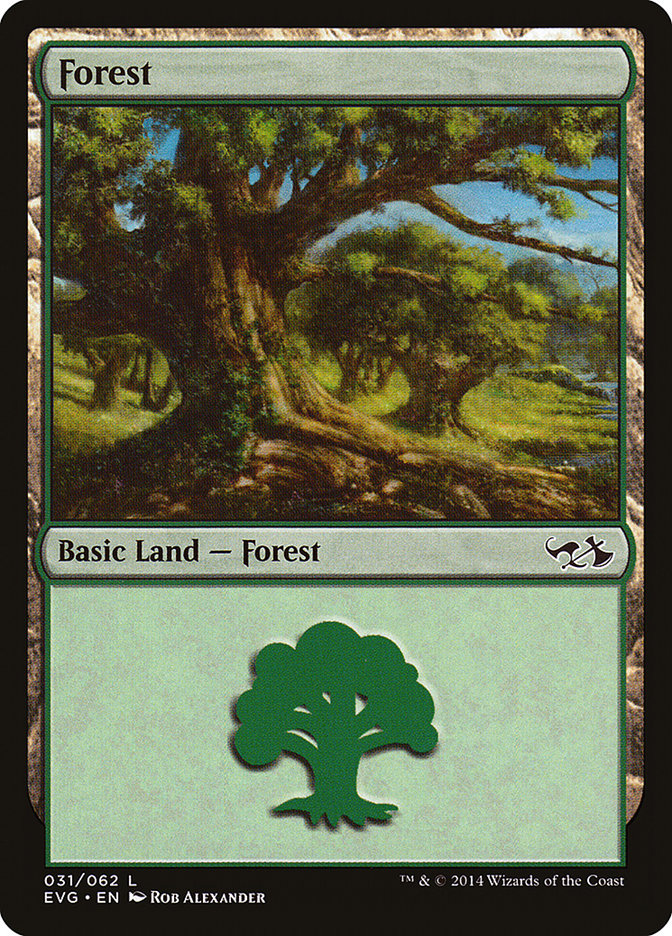 Forest (31) (Elves vs. Goblins) [Duel Decks Anthology] | Good Games Modbury