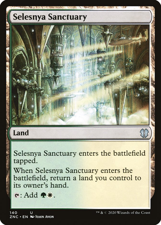 Selesnya Sanctuary [Zendikar Rising Commander] | Good Games Modbury