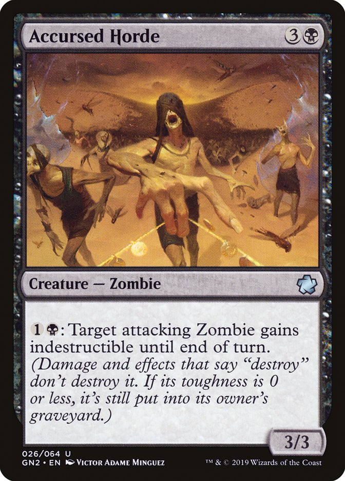 Accursed Horde 26/64 (Magic Game Night 2019)  | Good Games Modbury
