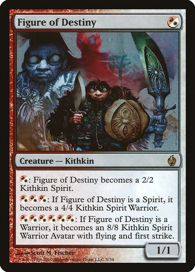 Figure of Destiny 5 (Premium Deck Series: Fire and Lightning)  - Foil | Good Games Modbury