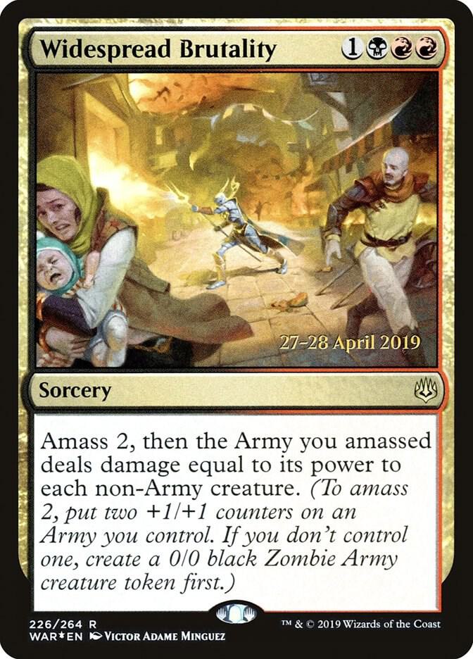 Widespread Brutality 226s/176 (Prerelease Cards)  - Foil | Good Games Modbury