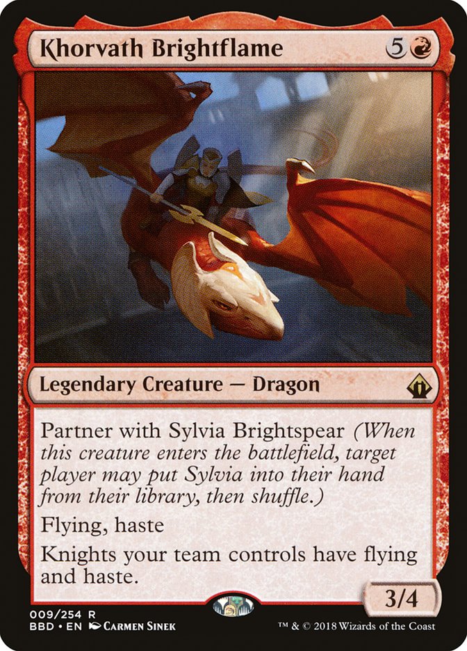 Khorvath Brightflame 9/254 (Battlebond)  - Foil | Good Games Modbury
