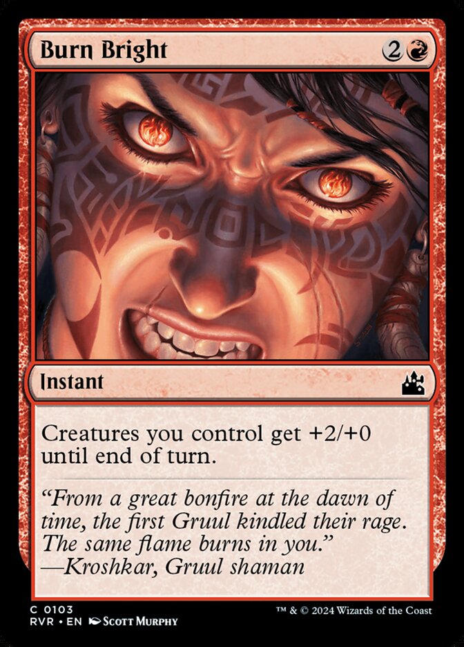 Burn Bright 103 (Ravnica Remastered)  | Good Games Modbury