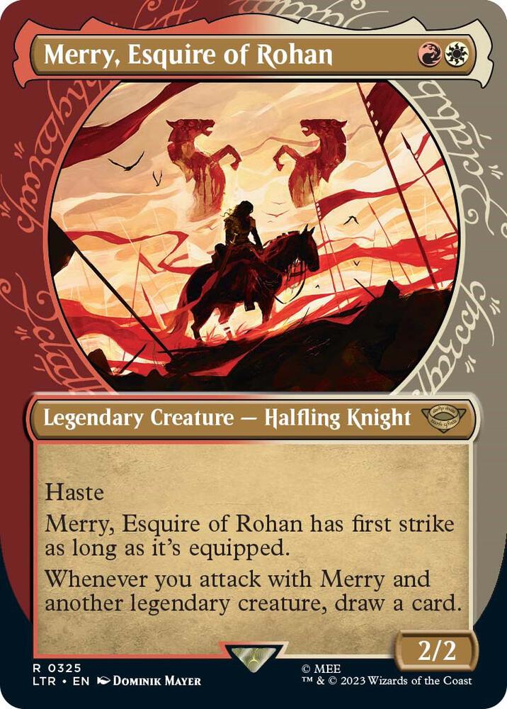 Merry, Esquire of Rohan 325 (Universes Beyond: The Lord of the Rings: Tales of Middle-earth)  - Showcase | Good Games Modbury