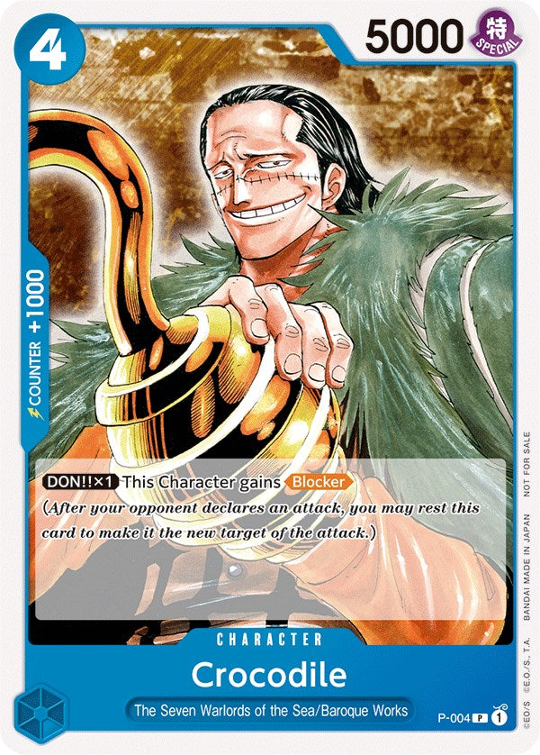 Crocodile (Promotion Pack 2022) [One Piece Promotion Cards] | Good Games Modbury