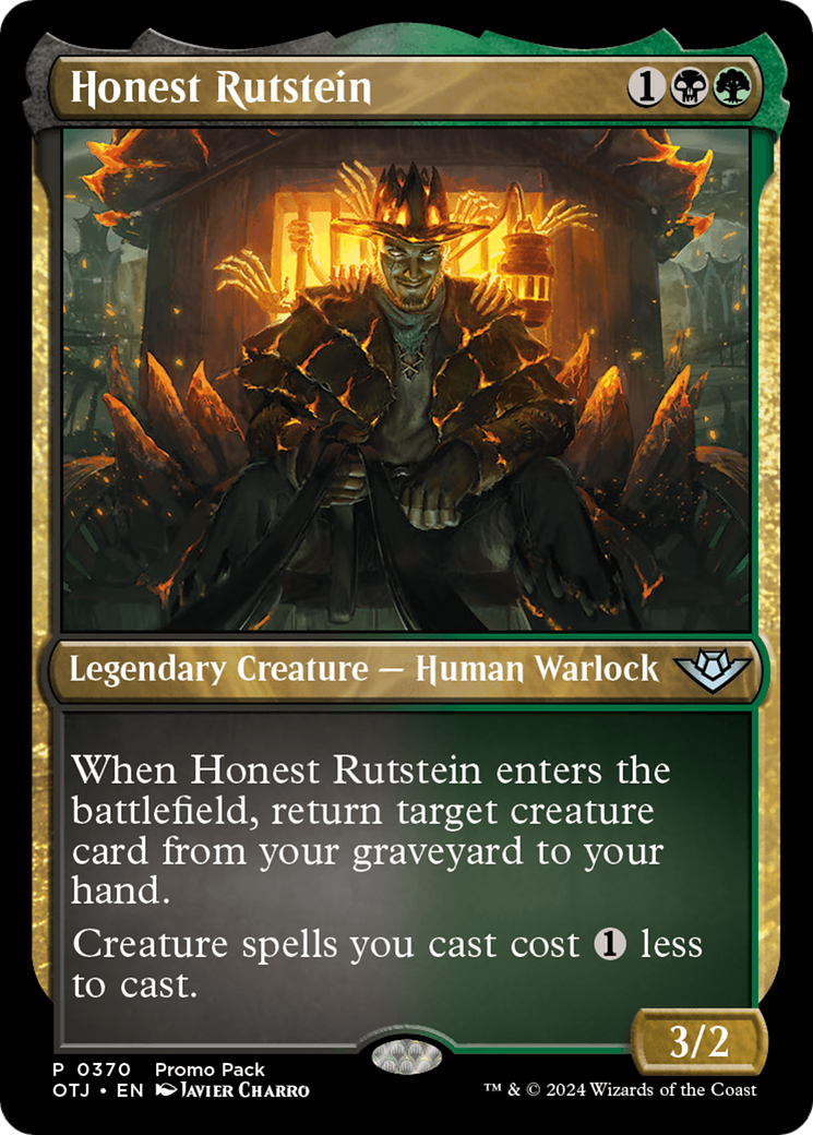 Honest Rutstein (Promo Pack) [Outlaws of Thunder Junction Promos] | Good Games Modbury