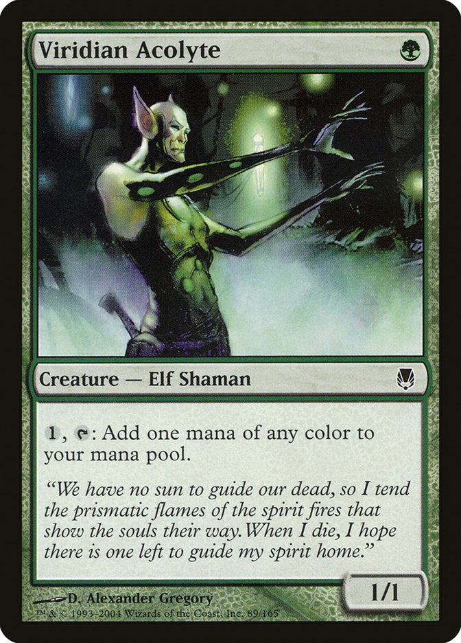 Viridian Acolyte 89/165 (Darksteel)  - Foil | Good Games Modbury
