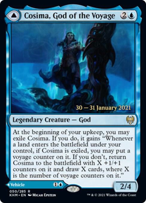 Cosima God of the Voyage 50s/1 (Prerelease Cards)  - Foil | Good Games Modbury