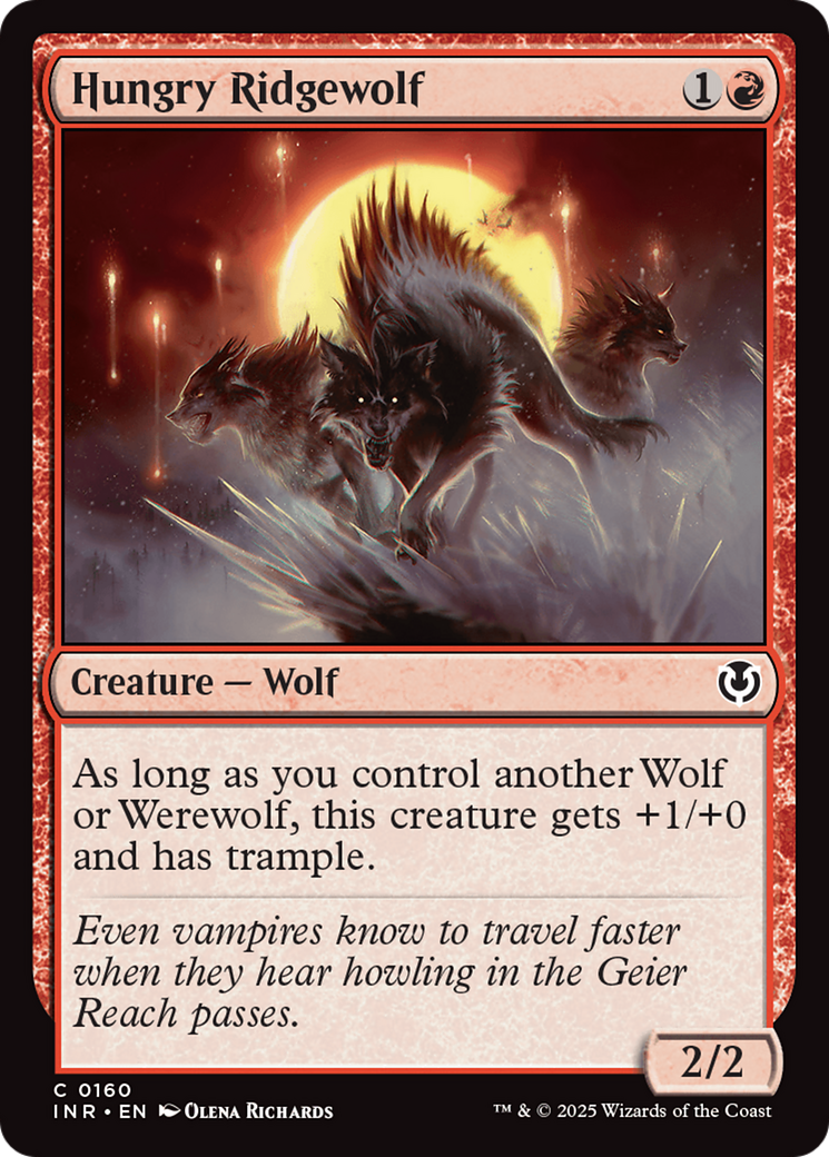 Hungry Ridgewolf [Innistrad Remastered] | Good Games Modbury