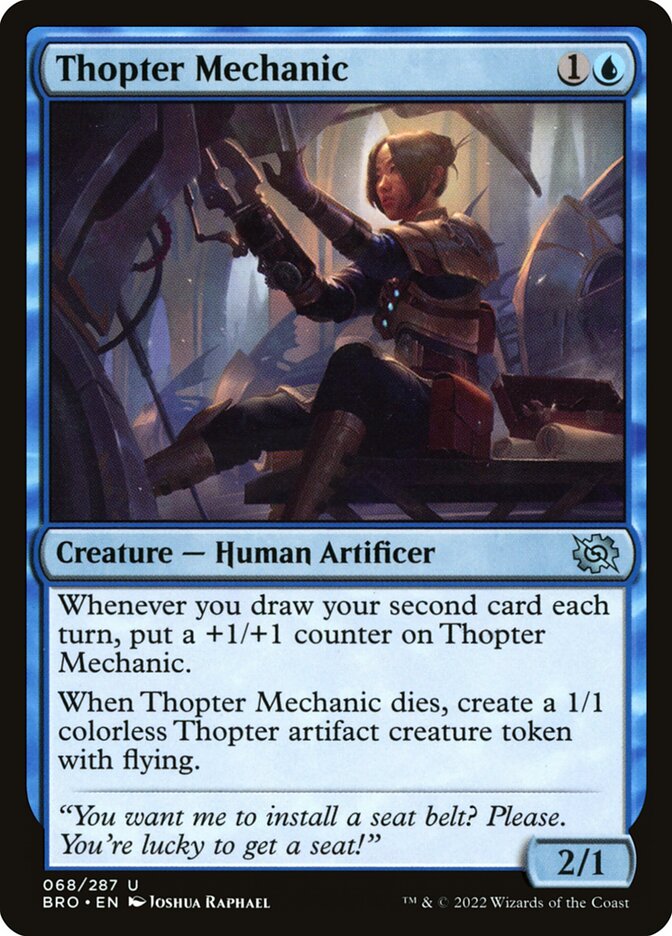Thopter Mechanic 68/287 (The Brothers' War)  - Foil | Good Games Modbury