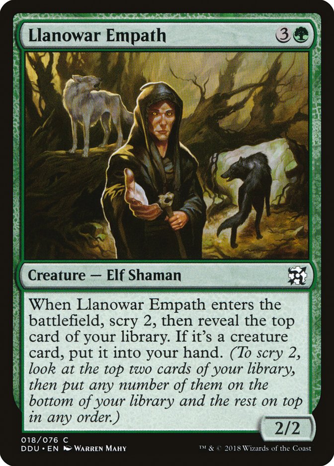 Llanowar Empath 18/76 (Duel Decks: Elves vs. Inventors)  | Good Games Modbury