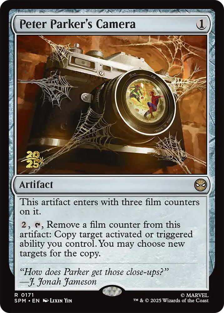 Peter Parkers Camera 171s/73 (Prerelease Cards)  - Foil | Good Games Modbury