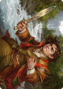 Frodo Baggins Art Card 16 81 16 (Art Series: Universes Beyond: The Lord of the Rings: Tales of Middle-earth)  | Good Games Modbury