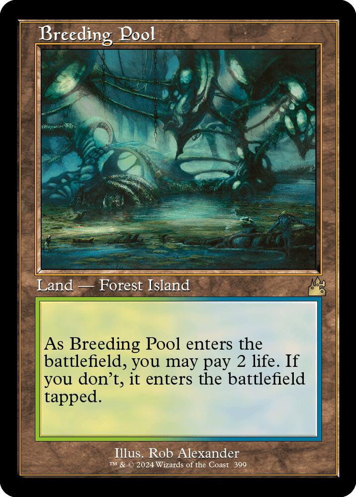 Breeding Pool Retro Frame 399 (Ravnica Remastered)  - Retro Foil | Good Games Modbury
