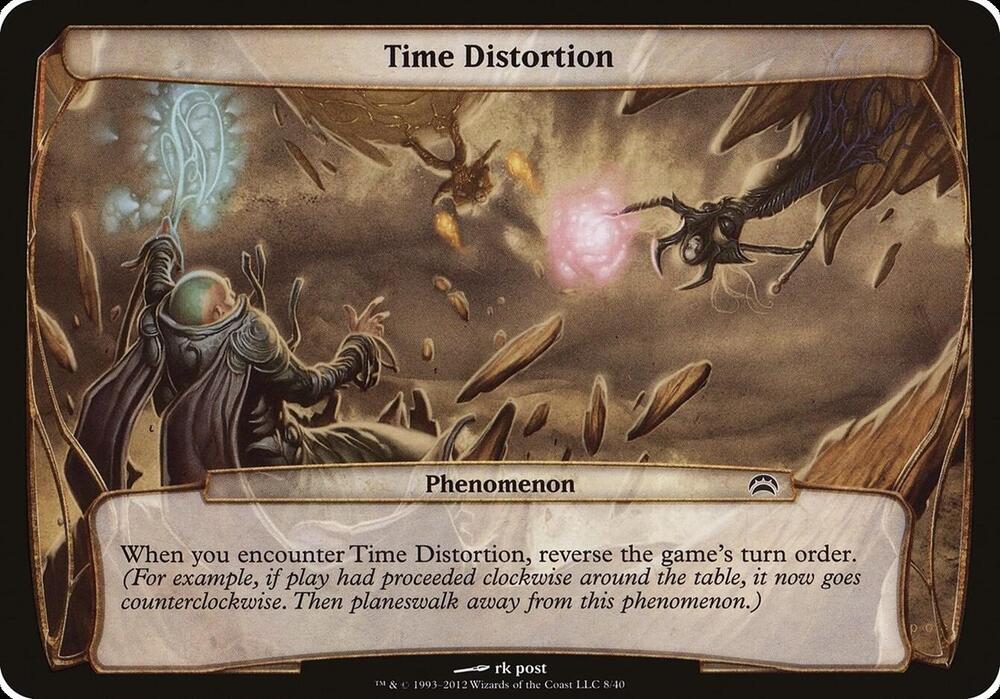 Time Distortion Planechase 2012 8/40 (Oversize Cards)  | Good Games Modbury
