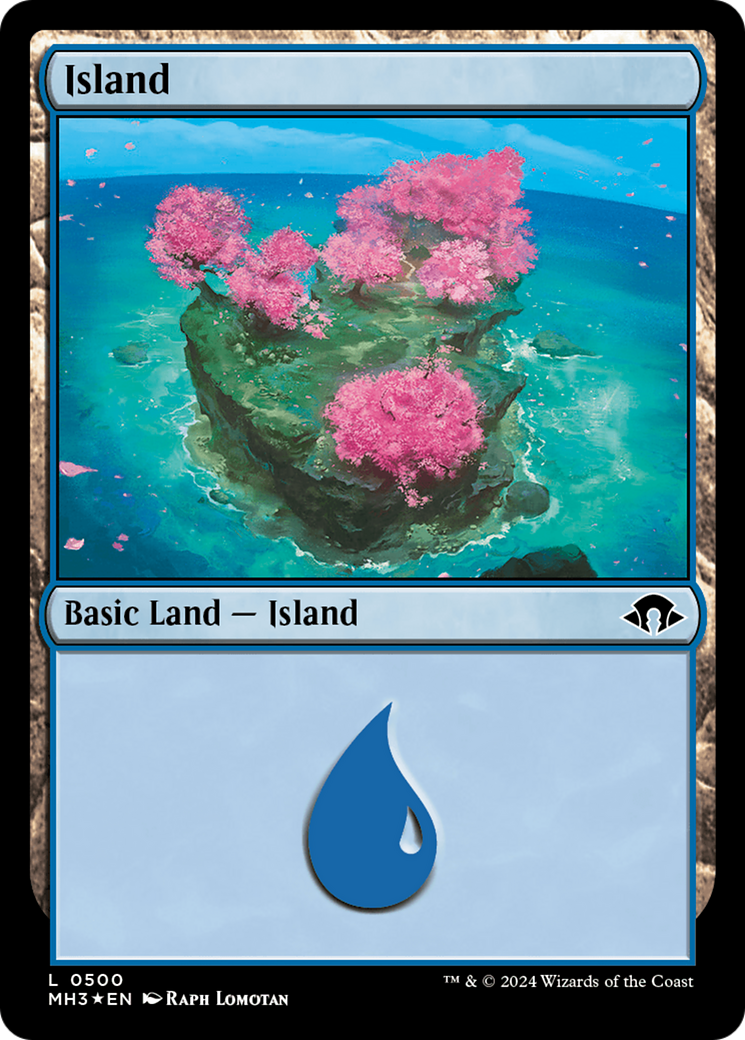 Island (0500) (Ripple Foil) [Modern Horizons 3] | Good Games Modbury