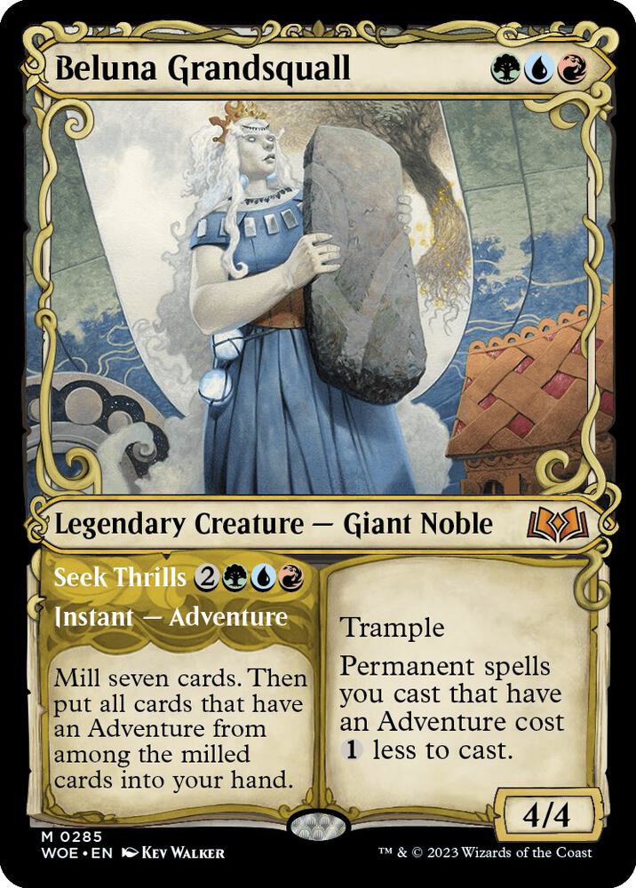Beluna Grandsquall // Seek Thrills 285/276 (Wilds of Eldraine)  - Showcase | Good Games Modbury
