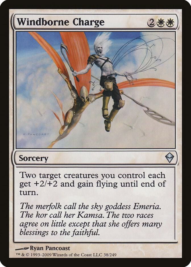 Windborne Charge 38/249 (Zendikar)  - Foil | Good Games Modbury