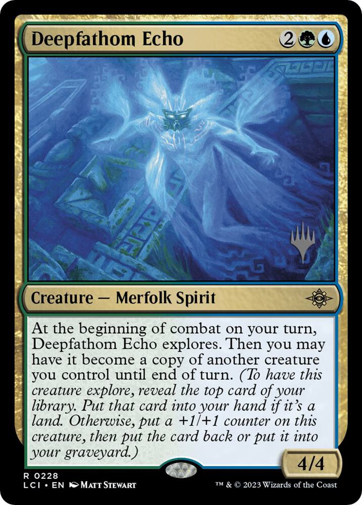 Deepfathom Echo 228p/138 (Promo Pack: The Lost Caverns of Ixalan)  - Foil | Good Games Modbury