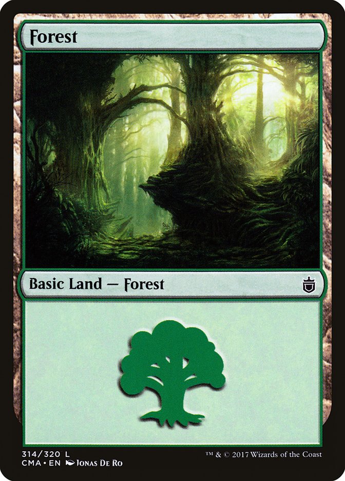 Forest (314) [Commander Anthology] | Good Games Modbury