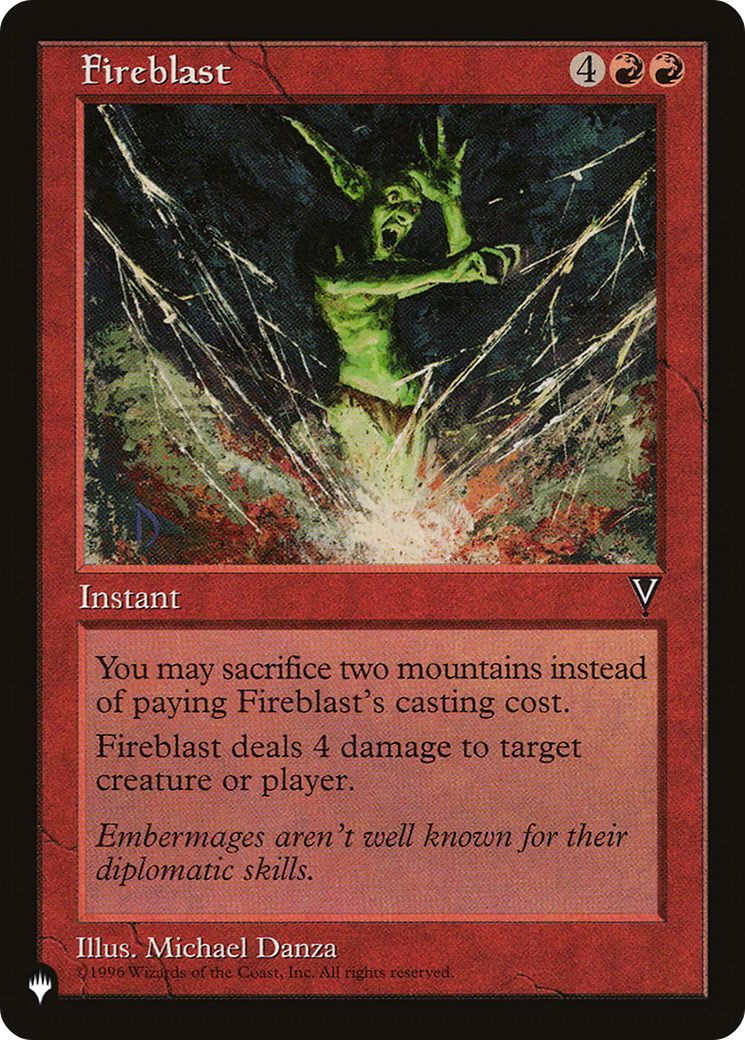 Fireblast [The List Reprints] | Good Games Modbury