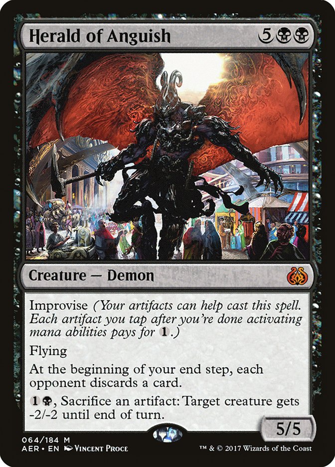Herald of Anguish 64/184 (Aether Revolt)  - Foil | Good Games Modbury