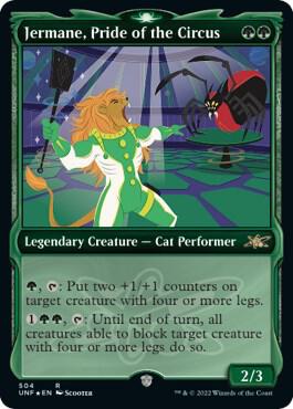 Jermane Pride of the Circus Showcase Galaxy Foil 504/244 (Unfinity)  - Foil | Good Games Modbury