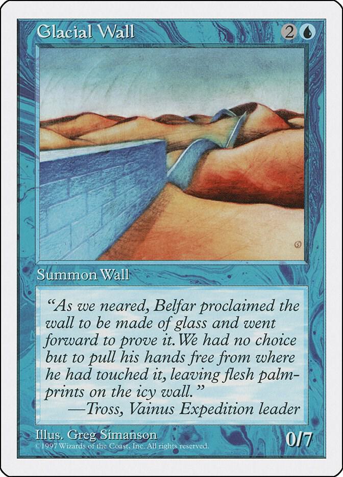 Glacial Wall 91/455 (Fifth Edition)  | Good Games Modbury