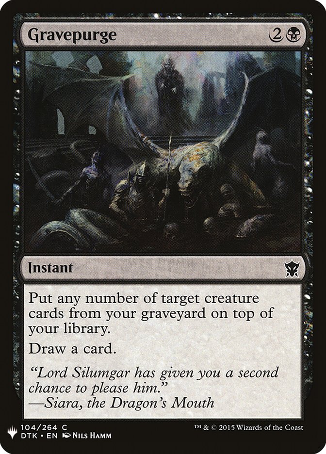 Gravepurge [Mystery Booster] | Good Games Modbury