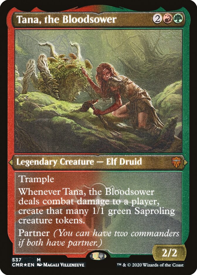 Tana, the Bloodsower (Etched) [Commander Legends] | Good Games Modbury