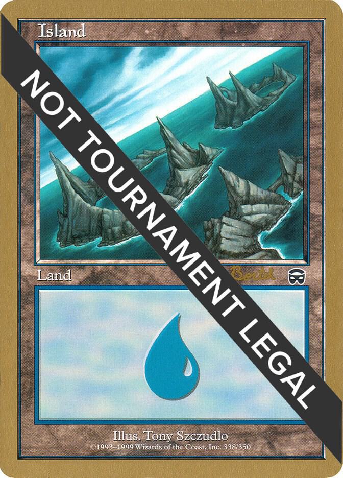 Island 338 2001 Alex Borteh MMQ ab338a/138 (World Championship Decks)  | Good Games Modbury