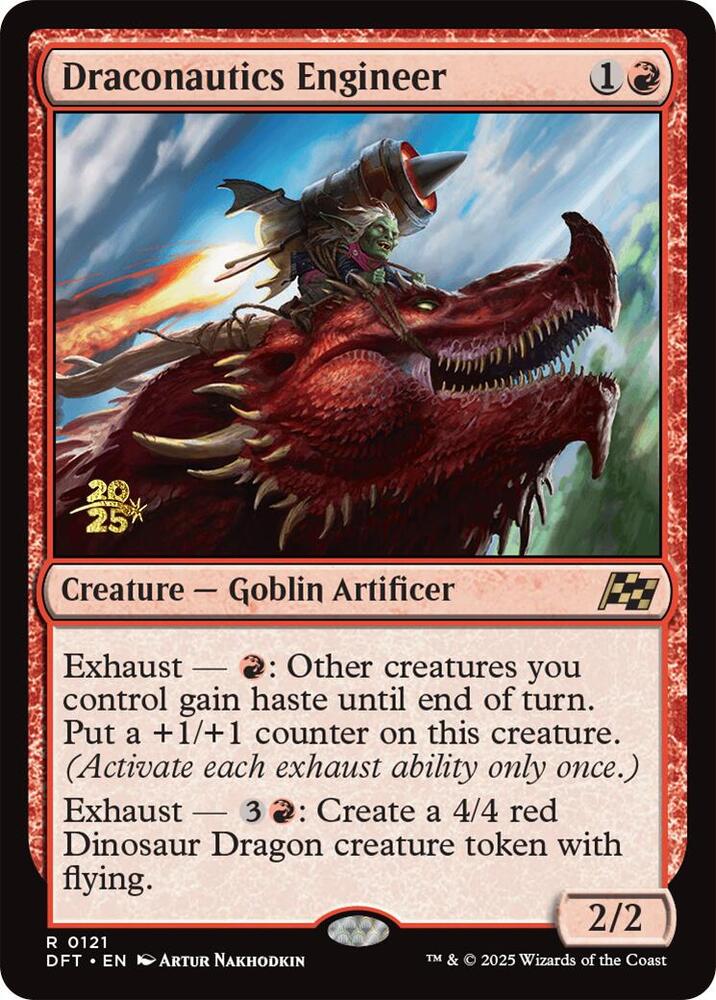 Draconautics Engineer 121s/160 (Prerelease Cards)  - Foil | Good Games Modbury