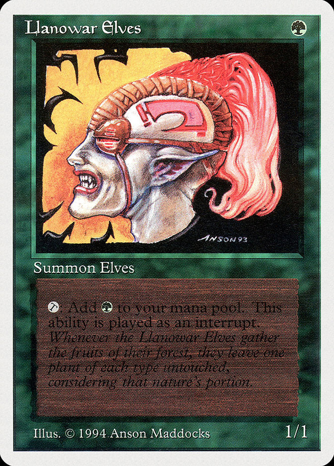 Llanowar Elves [Summer Magic / Edgar] | Good Games Modbury