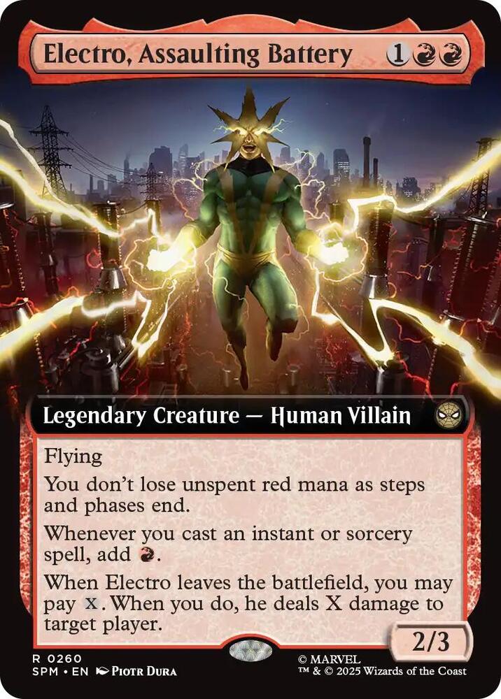Electro, Assaulting Battery 260 (Marvel's Spider-Man)  - Extended Art | Good Games Modbury
