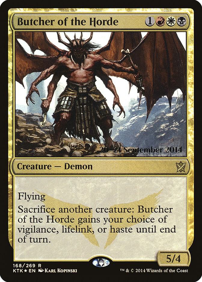 Butcher of the Horde 168s/56 (Prerelease Cards)  - Foil | Good Games Modbury
