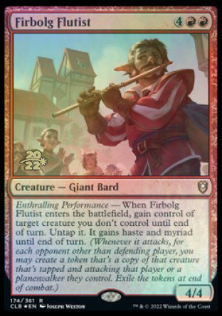 Firbolg Flutist [Commander Legends: Battle for Baldur's Gate Prerelease Promos] | Good Games Modbury