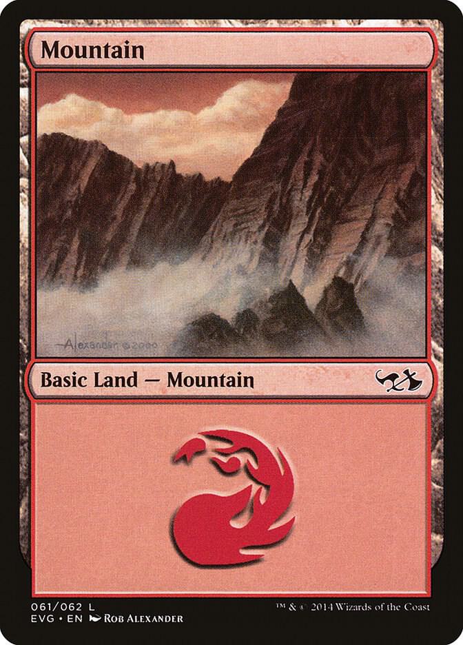 Mountain 061 EVG 61/62 (Duel Decks: Anthology)  | Good Games Modbury