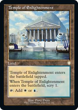 Temple of Enlightenment Retro Frame 206/40 (Commander: The Brothers' War)  | Good Games Modbury