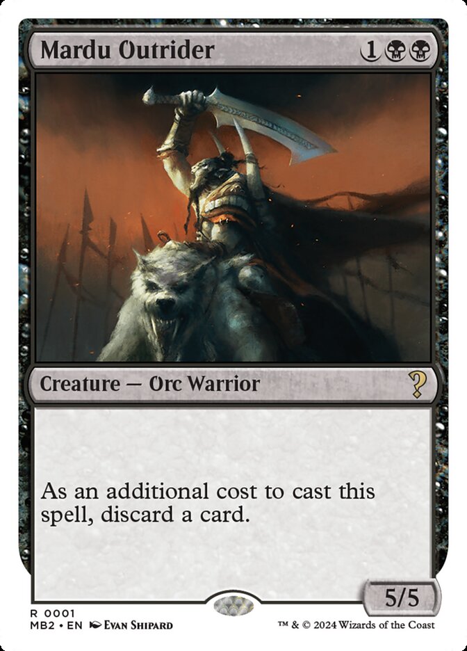 Mardu Outrider 1/390 (Mystery Booster 2)  | Good Games Modbury