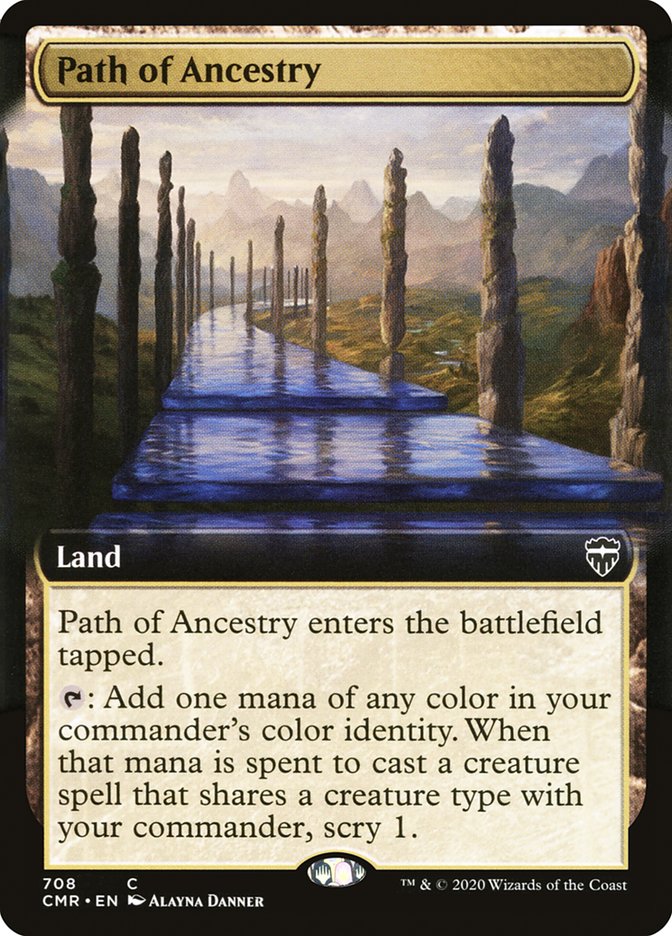 Path of Ancestry (Extended Art) [Commander Legends] | Good Games Modbury