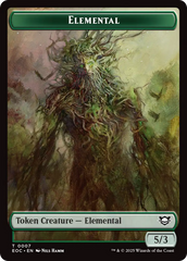 Beast (0006) // Elemental (0007) Double-Sided Token [Edge of Eternities Tokens] | Good Games Modbury