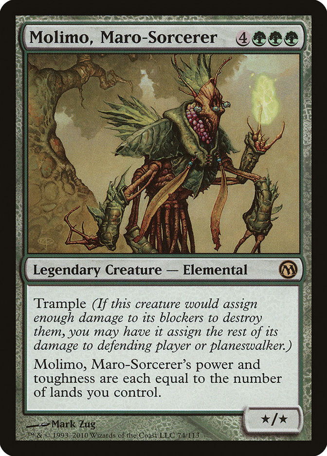 Molimo, Maro-Sorcerer [Duels of the Planeswalkers] | Good Games Modbury