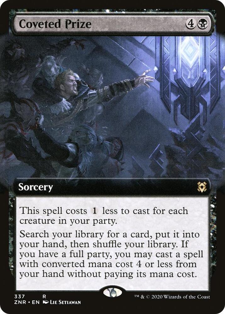 Coveted Prize 337/280 (Zendikar Rising)  - Extended Art | Good Games Modbury