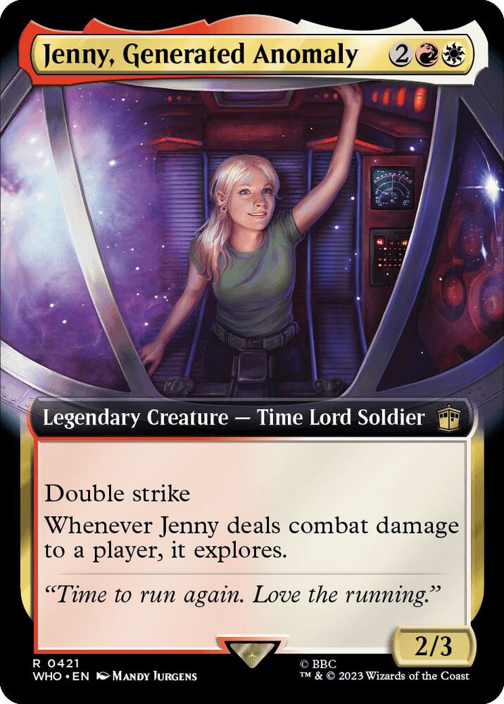 Jenny, Generated Anomaly 421/331 (Universes Beyond: Doctor Who)  - Extended Art | Good Games Modbury