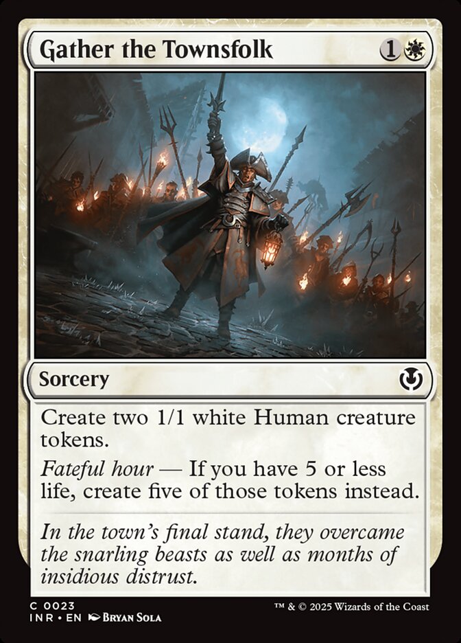 Gather the Townsfolk 23/287 (Innistrad Remastered)  - Foil | Good Games Modbury