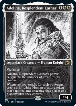 Adeline Resplendent Cathar Showcase 312/277 (Innistrad: Midnight Hunt)  | Good Games Modbury