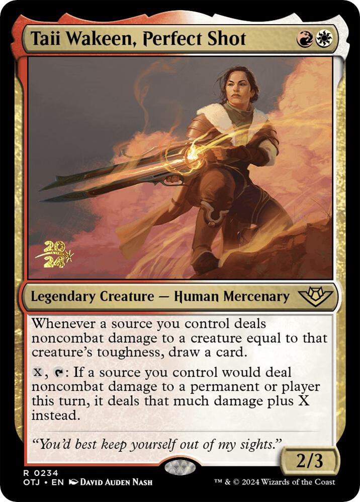 Taii Wakeen Perfect Shot 234s/160 (Prerelease Cards)  - Foil | Good Games Modbury