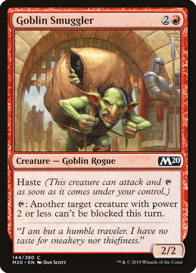 Goblin Smuggler [Core Set 2020] | Good Games Modbury