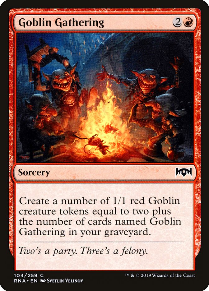 Goblin Gathering [Ravnica Allegiance] | Good Games Modbury