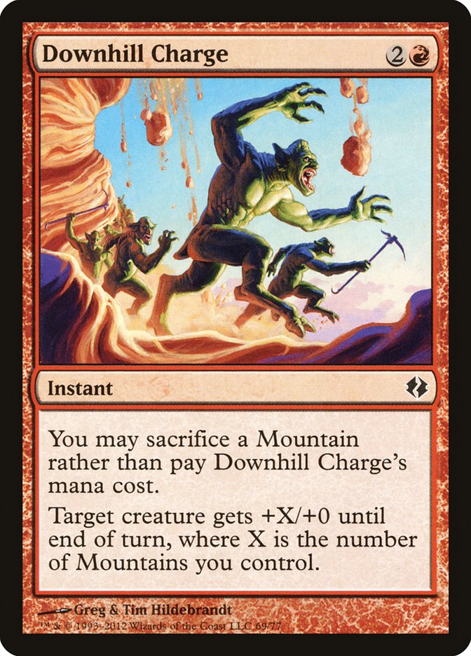 Downhill Charge 69/77 (Duel Decks: Venser vs. Koth)  | Good Games Modbury